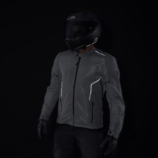 KURTKA MOTOCYKLOWA TEKSTYLNA REBELHORN WAVE GREY XXL