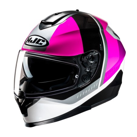 KASK MOTOCYKLOWY HJC C70N ALIA PINK SILVER XS
