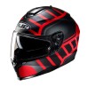 KASK MOTOCYKLOWY HJC C70N HOLT BLACK RED S