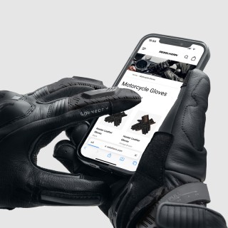 RĘKAWICE MOTOCYKLOWE REBELHORN VIPER BLACK L