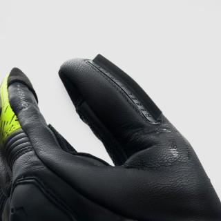 RĘKAWICE MOTOCYKLOWE REBELHORN VIPER BLACK GREY FLUO YELLOW S
