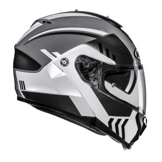 KASK MOTOCYKLOWY HJC C91N KAON BLACK WHITE S