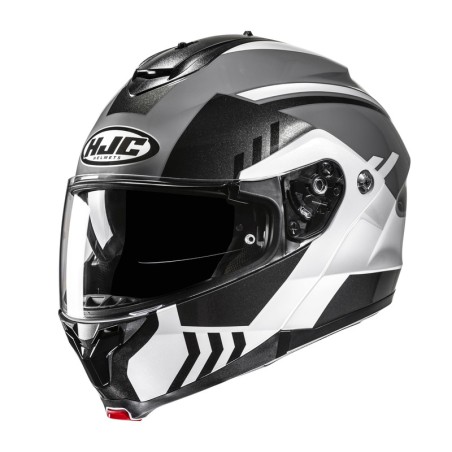 KASK MOTOCYKLOWY HJC C91N KAON BLACK WHITE M