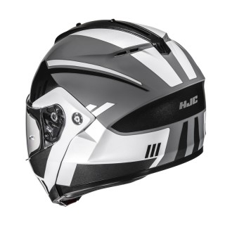 KASK MOTOCYKLOWY HJC C91N KAON BLACK WHITE M