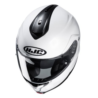 KASK MOTOCYKLOWY HJC C91N SOLID PEARL WHITE M