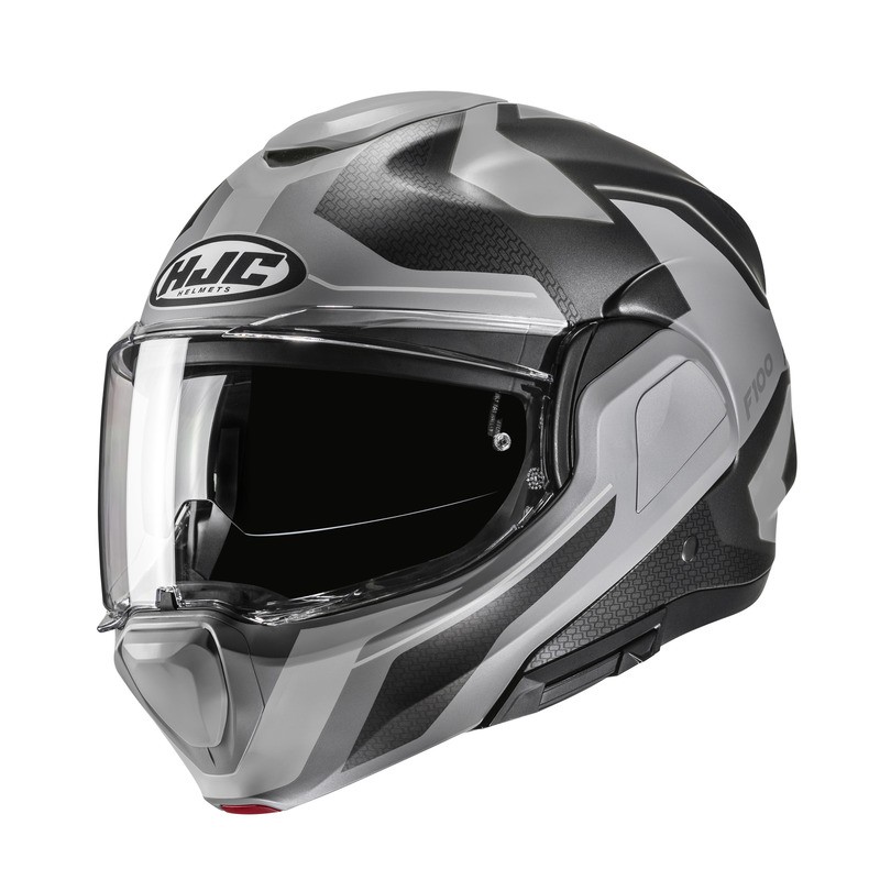 KASK MOTOCYKLOWY HJC F100 BIOS GREY XL