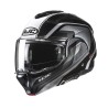 KASK MOTOCYKLOWY HJC F100 REFF BLACK WHITE S