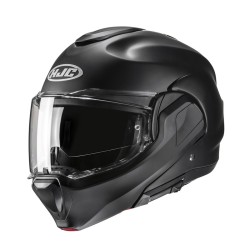 KASK MOTOCYKLOWY HJC F100 SOLID SEMI FLAT BLACK S