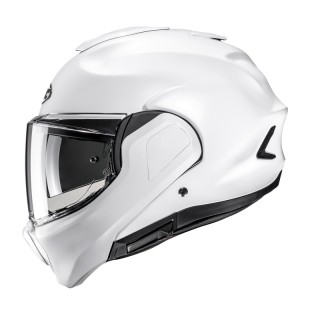 KASK MOTOCYKLOWY HJC F100 SOLID PEARL WHITE M