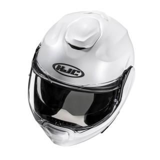 KASK MOTOCYKLOWY HJC F100 SOLID PEARL WHITE L