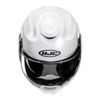 KASK MOTOCYKLOWY HJC F100 SOLID PEARL WHITE L