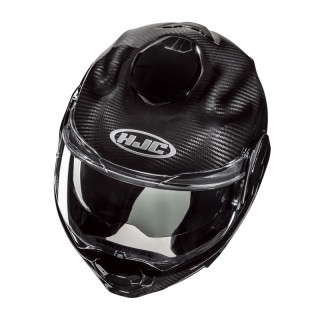 KASK MOTOCYKLOWY HJC F100 CARBON SOLID BLACK S