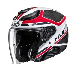 KASK MOTOCYKLOWY HJC F31 CERON BLACK RED XL
