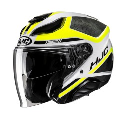 KASK MOTOCYKLOWY HJC F31 CERON BLACK YELLOW M