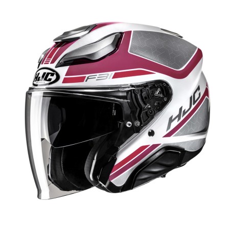 KASK MOTOCYKLOWY HJC F31 CERON PINK GREY XS