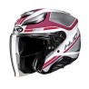 KASK MOTOCYKLOWY HJC F31 CERON PINK GREY M