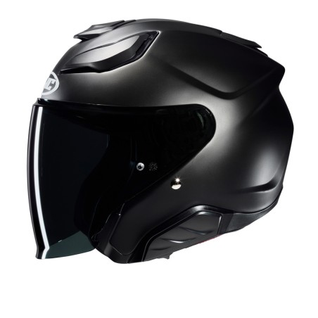 KASK MOTOCYKLOWY HJC F31 SOLID SEMI FLAT BLACK M