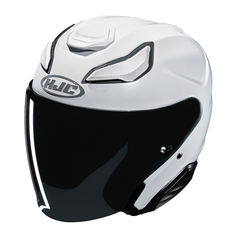 KASK MOTOCYKLOWY HJC F31 SOLID PEARL WHITE XS