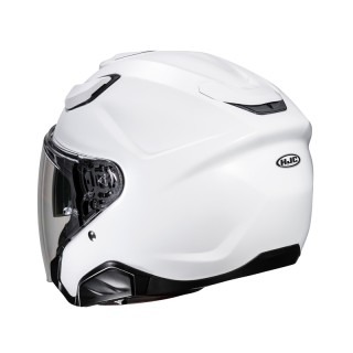 KASK MOTOCYKLOWY HJC F31 SOLID PEARL WHITE M