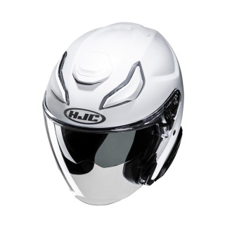 KASK MOTOCYKLOWY HJC F31 SOLID PEARL WHITE L