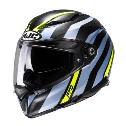 KASK MOTOCYKLOWY HJC F70 GALLA BLUE YELLOW M