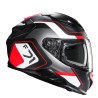 KASK MOTOCYKLOWY HJC F71 ARCAN BLACK RED M