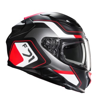KASK MOTOCYKLOWY HJC F71 ARCAN BLACK RED L