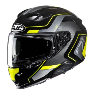 KASK MOTOCYKLOWY HJC F71 ARCAN BLACK YELLOW XL