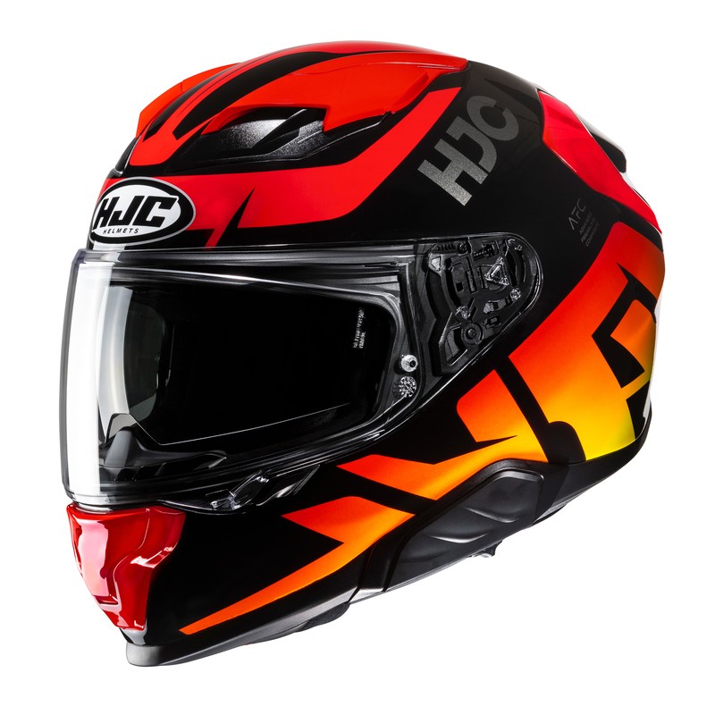 KASK MOTOCYKLOWY HJC F71 BARD BLACK RED S
