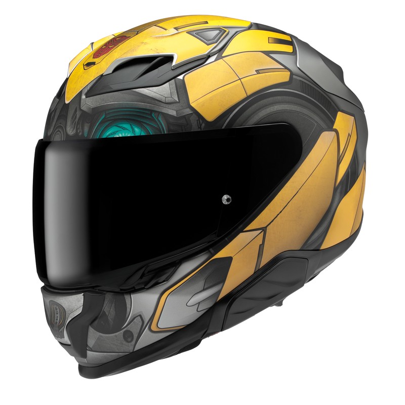 KASK MOTOCYKLOWY HJC F71 BUMBLEBEE HASBRO YELLOW BLACK S
