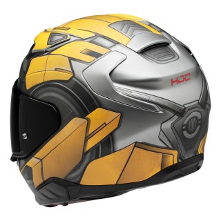 KASK MOTOCYKLOWY HJC F71 BUMBLEBEE HASBRO YELLOW BLACK S