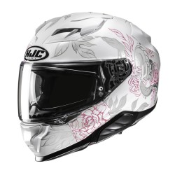 KASK MOTOCYKLOWY HJC F71 ELIZ WHITE PINK XS