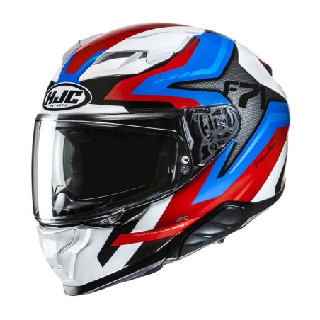 KASK MOTOCYKLOWY HJC F71 FES RED BLUE WHITE S