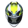 KASK MOTOCYKLOWY HJC F71 FES YELLOW BLUE XL