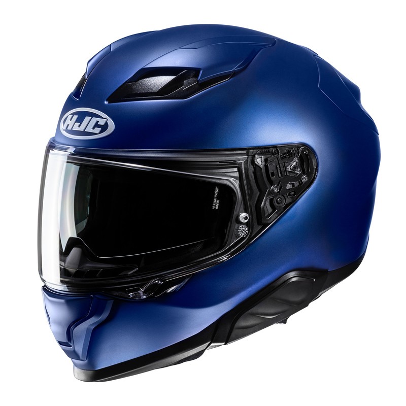 KASK MOTOCYKLOWY HJC F71 SOLID SEMI FLAT METALLIC BLUE XL