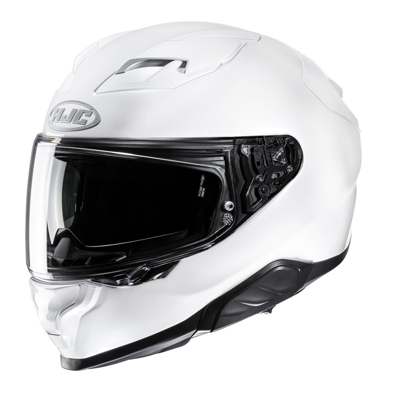 KASK MOTOCYKLOWY HJC F71 SOLID PEARL WHITE XL