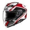 KASK MOTOCYKLOWY HJC F71 TOZZ WHITE RED M