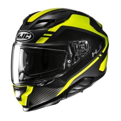 KASK MOTOCYKLOWY HJC F71 TOZZ BLACK YELLOW M
