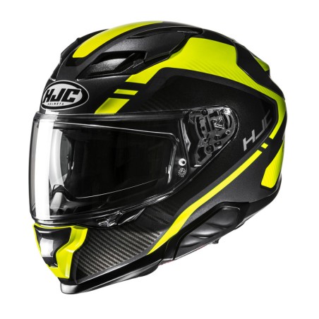 KASK MOTOCYKLOWY HJC F71 TOZZ BLACK YELLOW L