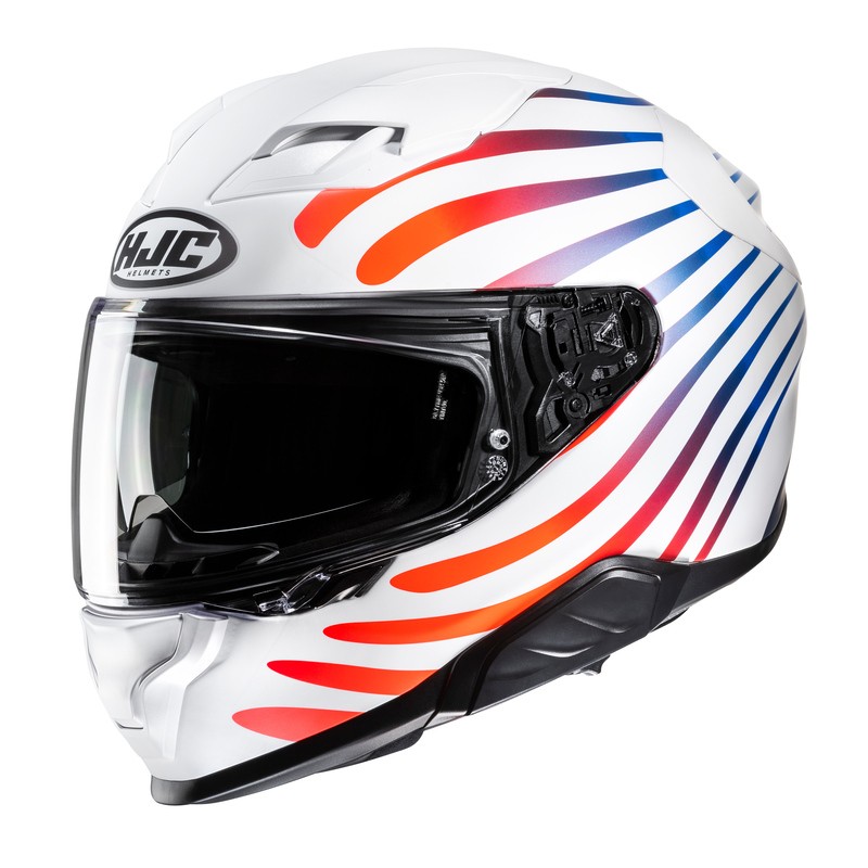 KASK MOTOCYKLOWY HJC F71 ZEN WHITE RED L
