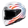 KASK MOTOCYKLOWY HJC F71 ZEN WHITE RED L