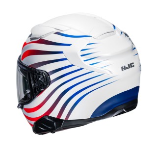 KASK MOTOCYKLOWY HJC F71 ZEN WHITE RED L