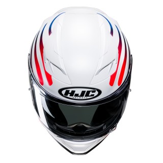 KASK MOTOCYKLOWY HJC F71 ZEN WHITE RED L