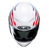 KASK MOTOCYKLOWY HJC F71 ZEN WHITE RED L