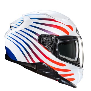 KASK MOTOCYKLOWY HJC F71 ZEN WHITE RED L