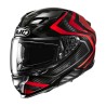 KASK MOTOCYKLOWY HJC F71 CARBON NEVIO BLACK RED M