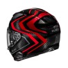 KASK MOTOCYKLOWY HJC F71 CARBON NEVIO BLACK RED M