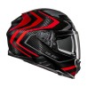 KASK MOTOCYKLOWY HJC F71 CARBON NEVIO BLACK RED M