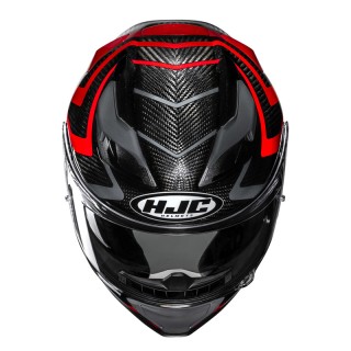 KASK MOTOCYKLOWY HJC F71 CARBON NEVIO BLACK RED L