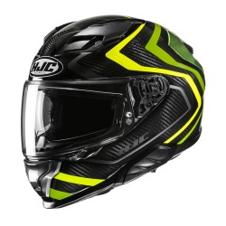 KASK MOTOCYKLOWY HJC F71 CARBON NEVIO BLACK GREEN S